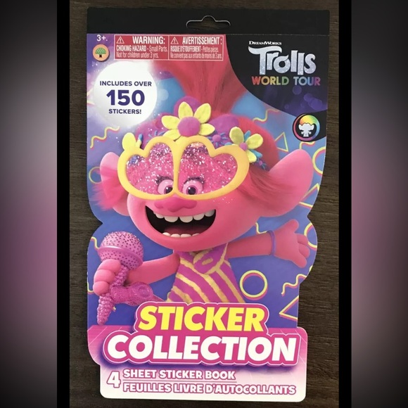 Trolls World Tour Poppy Bundle (Walkie Talkies, Batteries, Mini Fig, Stickers) - Picture 4 of 6